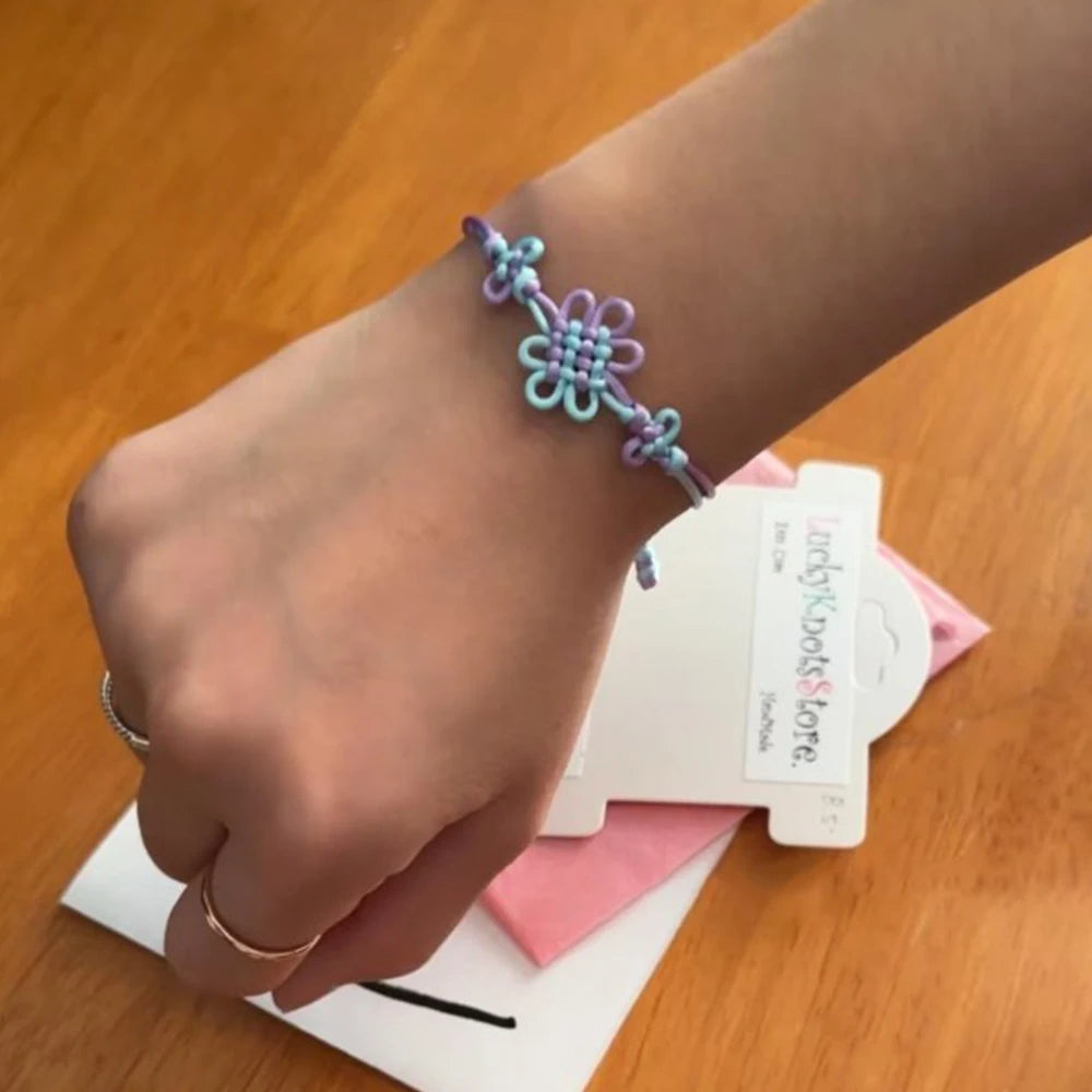 Rumi & Jinu Korean Knot Bracelet — K-Pop Demon-Hunters Inspired | Party Favor, Halloween & Cosplay